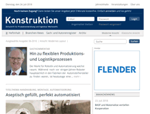 Tablet Screenshot of konstruktion-online.de
